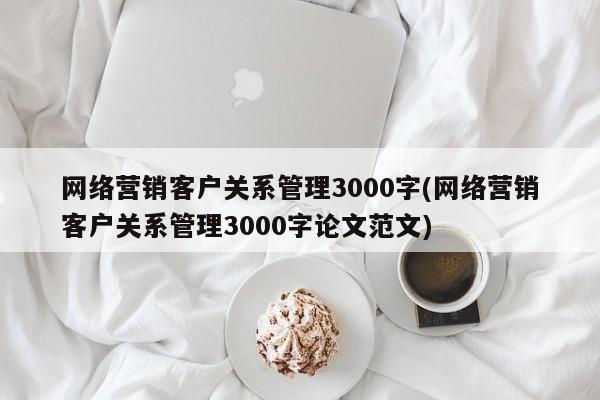 網(wǎng)絡營銷客戶關系管理3000字(網(wǎng)絡營銷客戶關系管理3000字論文范文)